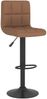 vidaXL Barhocker 2 Stk. Braun Stoff [334285] Bild 3