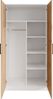 Beautysofa Kleiderschrank TREND 2-türig mit Selbsteinzug, Kleiderstange und 5 Einlegeböden (verschiedene Farben, mit oder ohne Schubladen) Bild 3