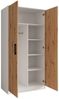 Beautysofa Kleiderschrank TREND 2-türig mit Selbsteinzug, Kleiderstange und 5 Einlegeböden (verschiedene Farben, mit oder ohne Schubladen) Bild 4