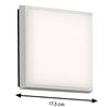 KONSTSMIDE No. 7975-250 Aussenwand- und Deckenleuchte Cesena LED 3000 K weiß eckig Bild 3