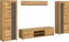 INOSIGN Wohnwand Aosta, Breite 310cm, best. aus: 2x Vitrine, Lowboard, Wandboard, Wohnwand, Kombination, Anbauwand, Möbel Set, Schrankwand, Möbel Kombi Bild 2
