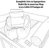 LittleANTunique Nestchenschlange Wickeltischumrandung I Bettschlange Cord beige I Babybettumrandung, kuschelig weich, Schutz vor harten Kanten oder Gitterstäben Bild 4
