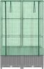 vidaXL Hochbeet mit Gewächshaus-Aufsatz Rattan-Optik 80x40x138 cm 4015856 Bild 4