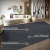 Villeroy & Boch 'Francois' Wollteppich, Höhe: 7 mm, handgewebt, weiche Wolle, Anthrazit, 160x230 cm Bild 3