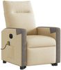 vidaXL Elektrischer Massagesessel mit Aufstehhilfe Creme Stoff 3324108 Bild 5