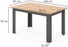 Esstisch Karlos Goldkraft Eiche 140 x 90 cm Vicco Bild 3