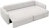 Vente-unique - VOPOZA Sofa Stoff Beige - B 103 cm x H 87 cm x L 238 cm Bild 5