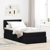 vidaXL Ottomane Bett mit Matratze & LEDs Schwarz 80x200 cm Samt 3312586 Bild 4