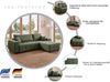 OTTO home Ecksofa Bella L-Form, B: 234 cm - OTTO. Verlässliche Qualität, Ecksofa,Schlaffunktion,Bonnelfederkern,Rückenkissen Bild 3