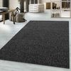 Kurzflor Teppich Neva rechteckig - 200x290 cm - Anthrazit Bild 2