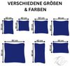 MOON Heimtextilien Kissenbezug / Seitenschläferkissenbezug 2er Pack MOON-Luxury Linon 100% Baumwolle, Linon Bild 2