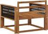 vidaXL Outdoor Mittelsofa Massivholz Akazie Natur 3438848 Bild 5
