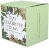 DUO Becher PEONY WHITE mit Fuß, 500 ml, inkl. Deckel und Teesieb, New Bone China Porzellan Bild 5