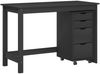 vidaXL Desk und Rolling Cabinet Set MOSS 2 pcs Schwarz 3438793 Bild 2
