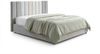 KAWOLA Bett CATTURA Polsterbett Velvet grau 180x200cm mit Lattenrost Bild 3