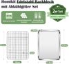 Homikit Backblech mit Abkühlgitter Edelstahl Mini Ofenblech Kuchenblech Bild 2