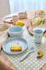 LÄSSIG Kindergeschirr-Set Happy Fruits, Lemon (4-tlg), 1 Personen, Polypropylen, Zellulose Bild 3