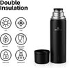 Thermoskanne Edelstahl 1l & 500ml Auslaufsicher Isolierflasche Trinkbecher Bild 4