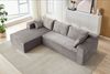 Leawin Ecksofa Modulares L-Form Sofa – Komfortable Sofas Wohnzimmer für kleine Räume, 3-Sitzer Ecksofa, bequem & platzsparend, ideal für Wohnzimmer Bild 5