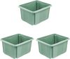 keeeper Aufbewahrungsbox Emil, 3er Set, 24 L, 41 x 34,5 x 22 cm (Set, 3 St), ineinander und aufeinander stapelbar Bild 2