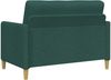 vidaXL Sofa Set mit Stauraum 2 pcs Dunkelgrün Polyester 3429153 Bild 3