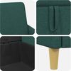 vidaXL Sofa Set mit Stauraum 2 pcs Dunkelgrün Polyester 3429153 Bild 5