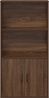 vidaXL Bücherregal Braun Eichen-Optik 60x24x120 cm Holzwerkstoff 860424 Bild 4
