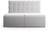 Micadoni Boxspringbett Mamaia Samt Bluvel Silber 180x200 Bild 2