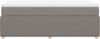 vidaXL Boxspringbett mit Matratze Taupe 80x200 cm Stoff 3285529 Bild 5