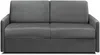 Vente-unique - CALIFE Sofa SamtStoff Grau - B 223 cm94 cm x H 85 cm x L 170 cm Bild 2