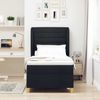 vidaXL Boxspringbett mit Matratze Schwarz 200 x 100 cm Stoff 3340678 Bild 3