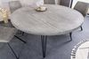 riess-ambiente Esstisch SCORPION Ø120cm grau / schwarz · 4,5cm Tischplatte (Einzelartikel, 1-St), Küche · Mango-Massivholz · Metall · rund · Hairpin Legs · Retro Design Bild 2