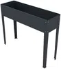 Vente-unique - YGOS Pflanzenzubehör Metall Grau - B 30 cm x H 80 cm x L 100 cm Bild 2