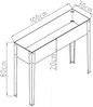 Vente-unique - YGOS Pflanzenzubehör Metall Grau - B 30 cm x H 80 cm x L 100 cm Bild 3