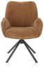 2er Set RILEY Armlehnstuhl braun Bild 2
