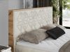 Boxspringbett mit Kopfteil und Topper, Polsterbett - NESSI - 140 x 200 cm - Beige Velvet - H3 - Topper Visco Bild 3