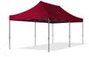 3x6 m Faltpavillon, PREMIUM Stahl 40mm, Seitenteile mit Panoramafenstern, rot Bild 2