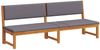 vidaXL Sonnenliege Öl-Natur 200 x 57 x 75cm Massivholz Akazie 4108113 Bild 3