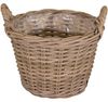 Annastore Weidenkorb Pflanzkorb aus Weide mit Henkel und Innenfolie Blumenkorb Pflanzkorb Bild 5