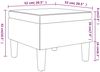 vidaXL Hocker mit Holzbeinen Taupe Stoff [329433] Bild 5