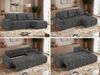 Ecksofa NESSARO L mit Schlaffunktion und Bettkasten, Bonellfederkern, Stauraum, L-förmiges Sofa, DL-System, lose Kissen - Grau Cord - Rechts Seite Seite Bild 2