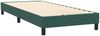 vidaXL Boxspringbett mit Matratze Dunkelgrün 80x220 cm Samt 3316140 Bild 5
