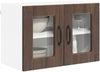 vidaXL Wandglas-Schrank PORTO Braun Eichen-Optik 60 x 31 x 40 cm 885329 Bild 3