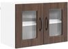 vidaXL Wandglas-Schrank PORTO Braun Eichen-Optik 60 x 31 x 40 cm 885329 Bild 2