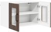 vidaXL Wandglas-Schrank PORTO Braun Eichen-Optik 60 x 31 x 40 cm 885329 Bild 5