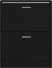 vidaXL Schuhschrank Schwarz 59x17x81 cm Holzwerkstoff 342536 Bild 5