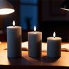 Relaxdays LED Kerzen 3er Set Bild 2