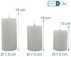 Relaxdays LED Kerzen 3er Set Bild 4