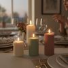 Relaxdays LED Kerzen 3er Set Bild 5