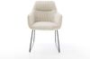 Esszimmerstuhl Pejo-Flex Cord Beige Kufengestell Schwarz Taschenfederkern Bild 2